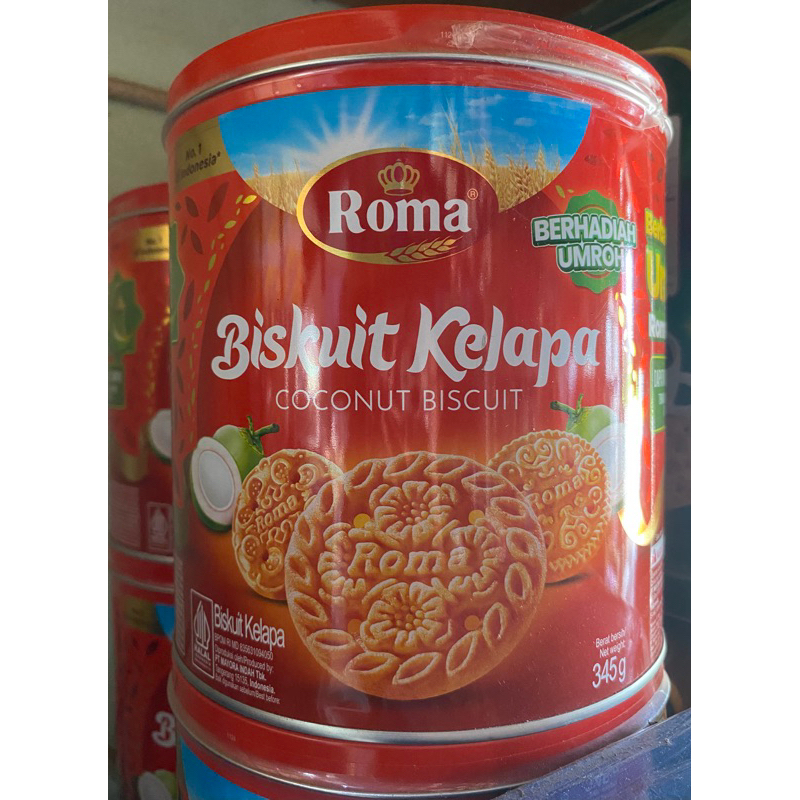 

Biskuit roma kelapa kaleng