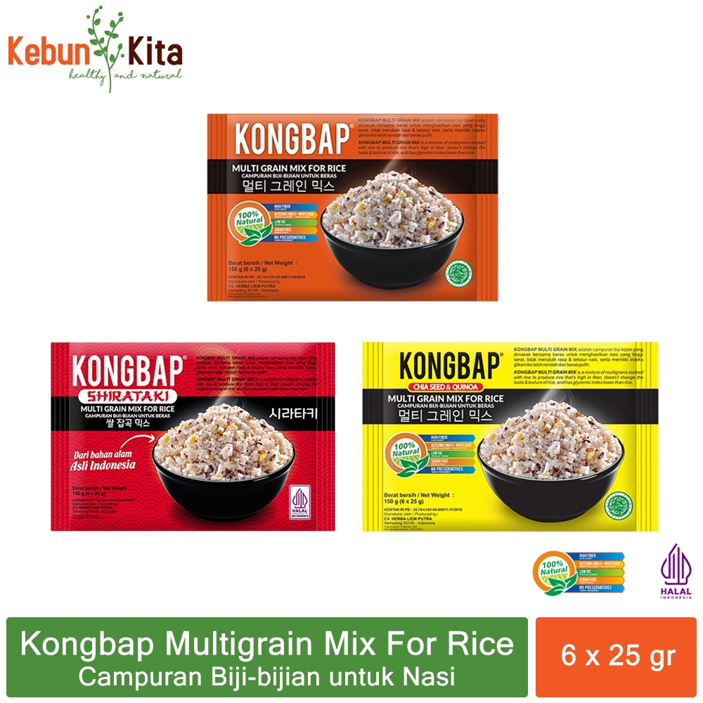 

Kongbap Multigrain Mix for Rice [6 x 25 gr]