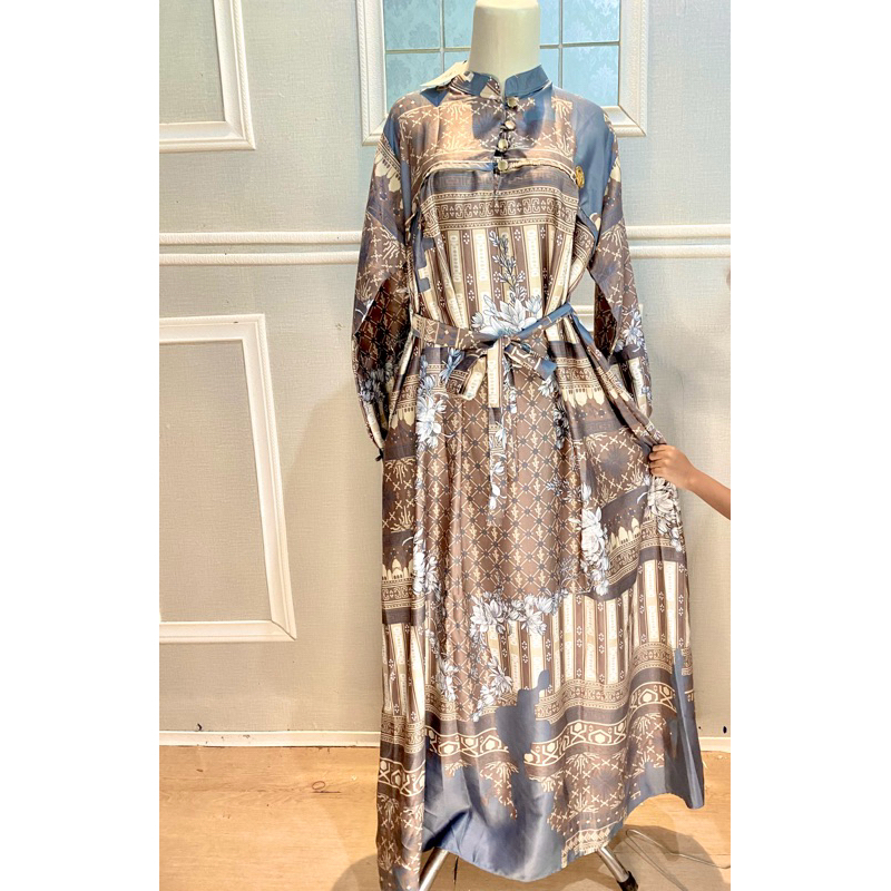 gamis silk dior