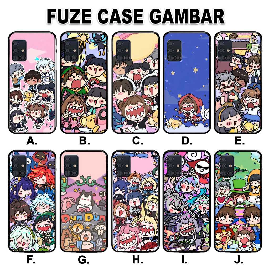 Casing Redmi 12C Redmi 9A Redmi 9C Redmi A1 Redmi Note 13 4G Case Gambar Motif lucu FM-13
