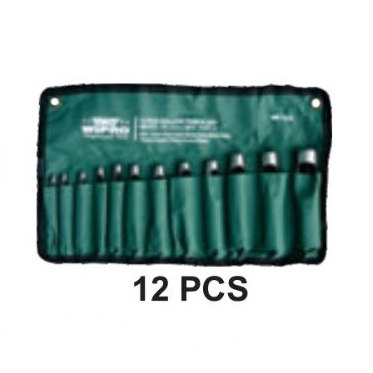 

Wipro Hollow Punchset 12pcs/Plong Set 12 Pcs/Alat Pembolong Kulit Dan Karet