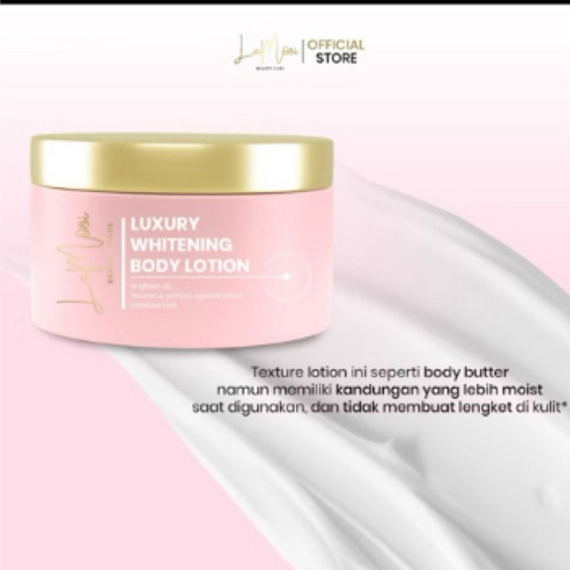 LAMOOI SKINCARE LUXURY WHITENING BODY LOTION (LOTION PAGI)