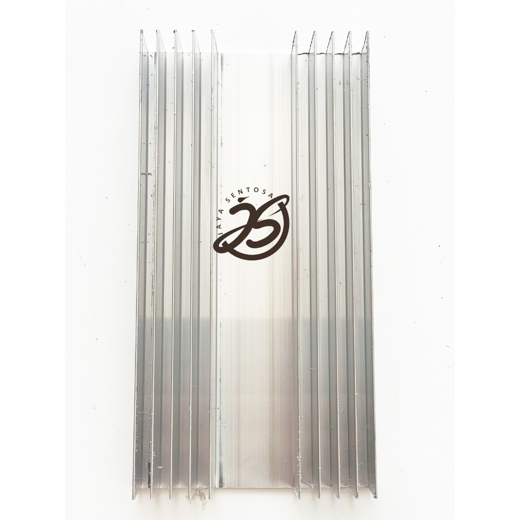 HEATSINK 20CM PENDINGIN 10 SIRIP 20CM TEBAL 2MM ups PENDINGIN POWER AMPLI HEAT SINK 20CM ups stabili