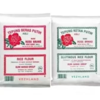 ROSE BRAND TEPUNG BERAS PUTIH TEPUNG KETAN PUTIH KEMASAN 1KG SUPER MURAH