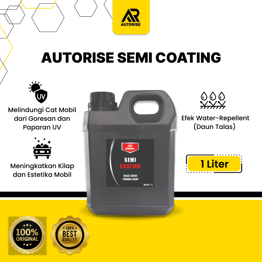 Autorise Semi Coating / Pengkilap Body Mobil / Pengkilap Cat Kendaraan / Mencegah Jamur Mobil / Peli