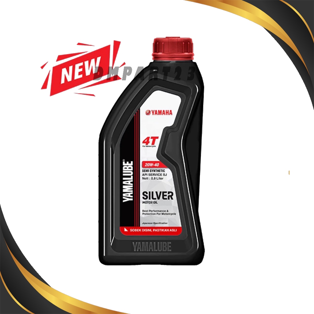 Yamalube Motor Oil Silver 4T OLI MESIN YAMALUBE SILVER 800ML / 0.8 ML 20W-40 OLI MOTOR BEBEK VEGA R,