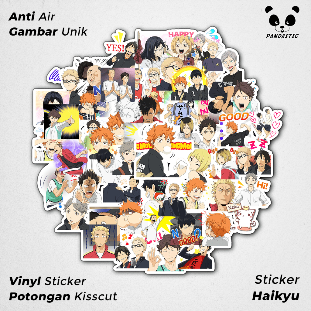 

Stiker Tempel Haikyu Anime Kartun Film Paper Vinyl Dekorasi Laptop Koper Tumbler Kulkas