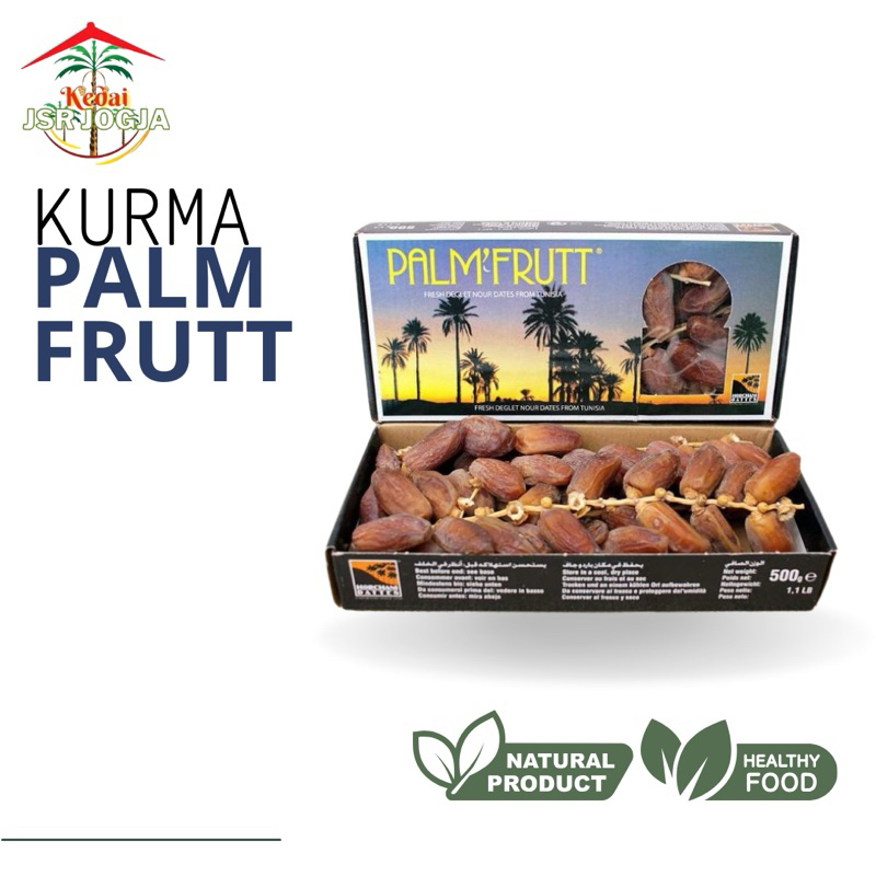 

Kurma Tunisia Tangkai box 500gr Varian