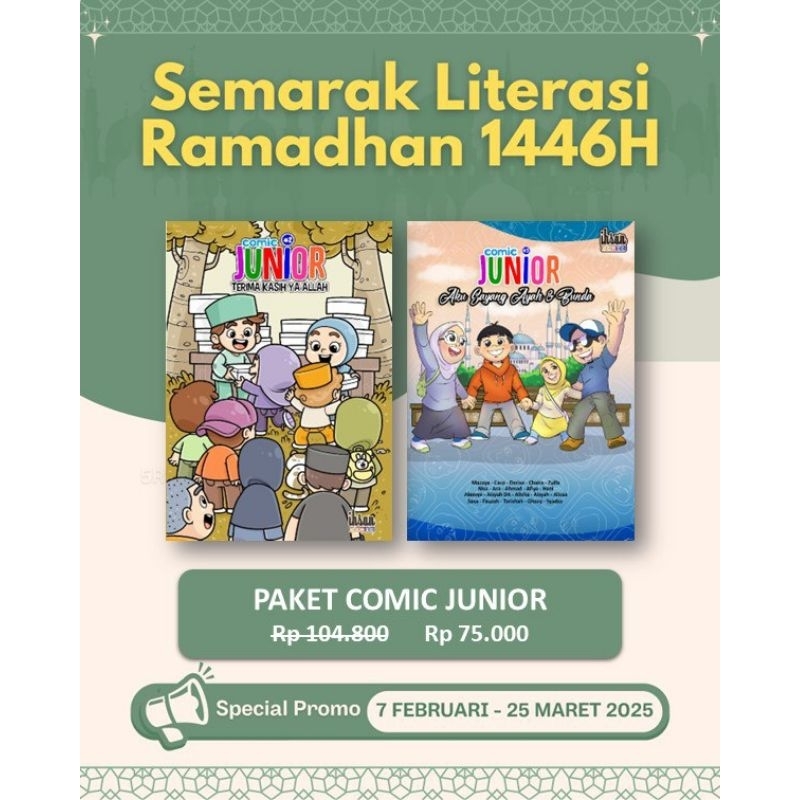 [TANYA STOK] PAKET COMIC JUNIOR | Ihsan Media