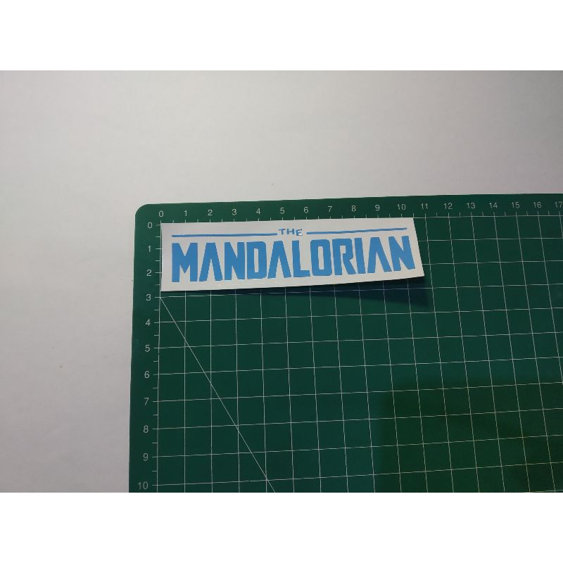 

stiker cutting mandalorian