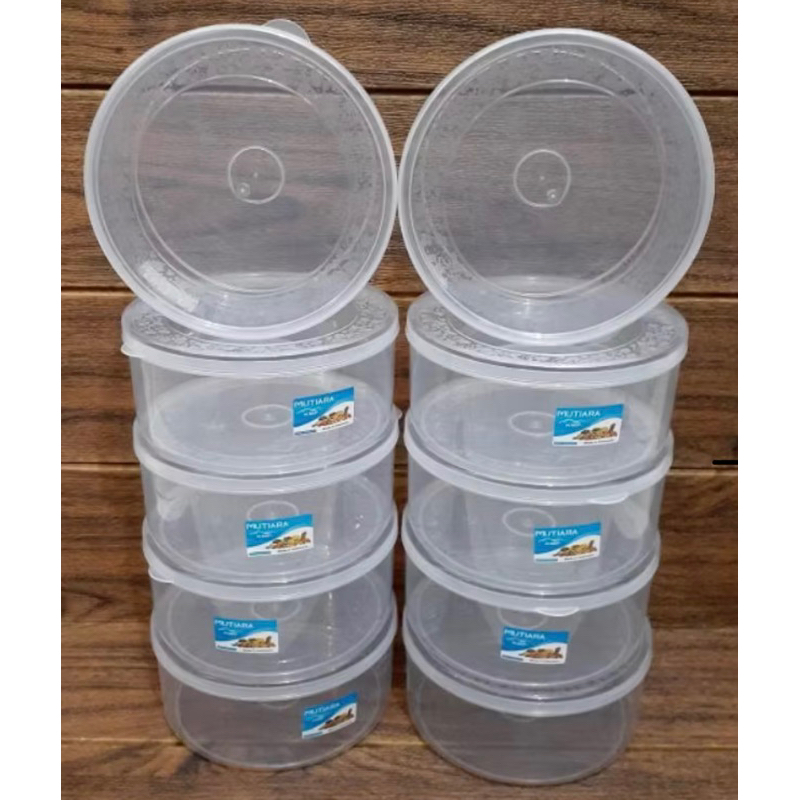 Toples nastar plastik kmp 1lusin/ toples mutiara 500 gram/ toples lebaran / toples kue kering lebara