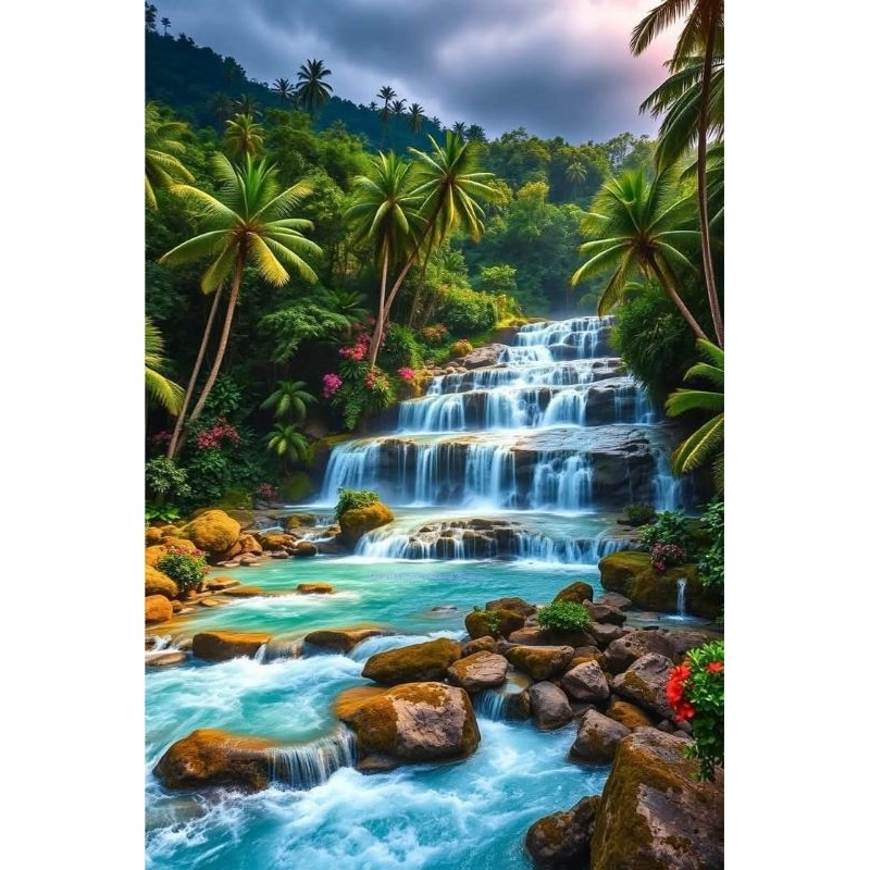 poster cetak jumbo pemandangan alam hiasan dinding pemandangan alam macam macam ukuran