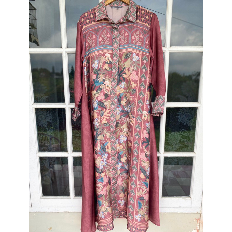 SPLIT PAYMENT Benang Jarum - Reverie Maxi Dress - Tea Rose