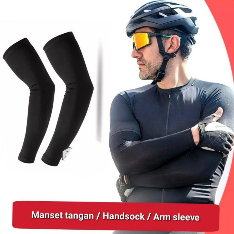 Manset Tangan Pria/Wanita Manset Lengan Panjang / Manset Olahraga / Manset Voli, Manset Motor