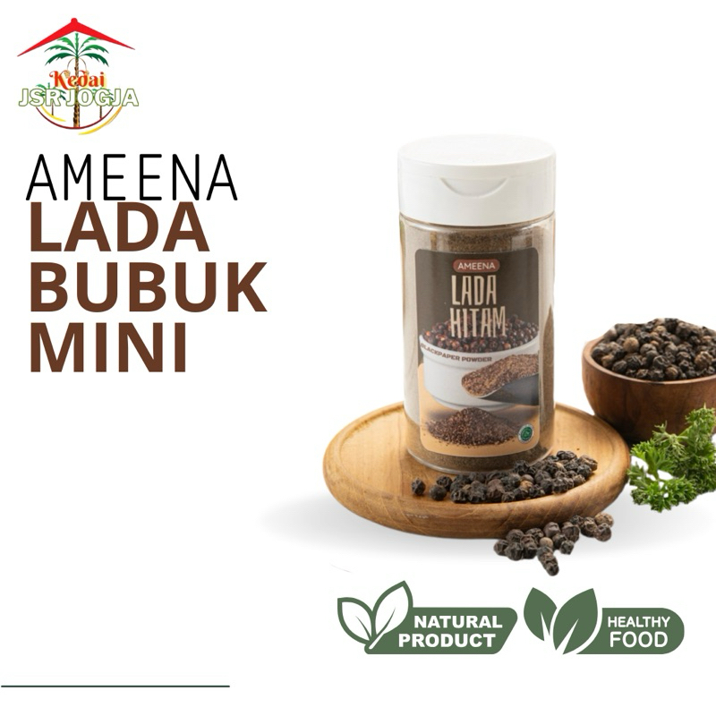 

[ MINI ] Lada Hitam Bubuk Murni 60GR | Ameena Premium Quality