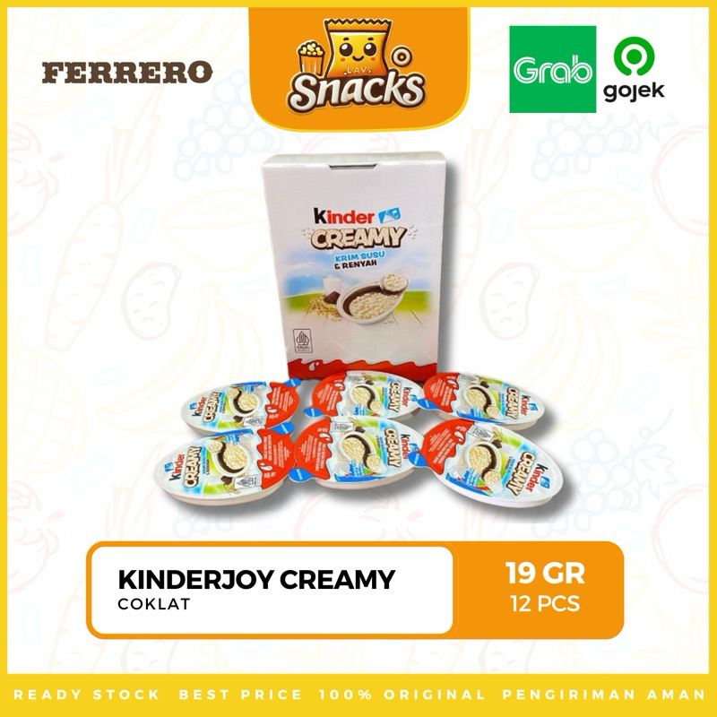 

Lav.Snacks︱Kinderjoy Creamy Coklat 19GR - 12 PCS