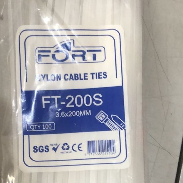 FORT NYLON CABLE TIES FT-200M/CV-200M Cable ties FORT