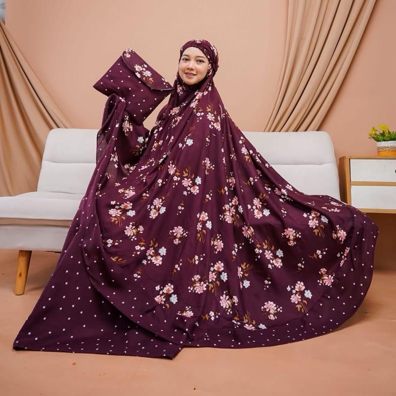 mukenah Sarah/mukenah rayon/mukenah rayon/mukenah traveling/mukenah jumbo/mukenah dewasa/mukenah put