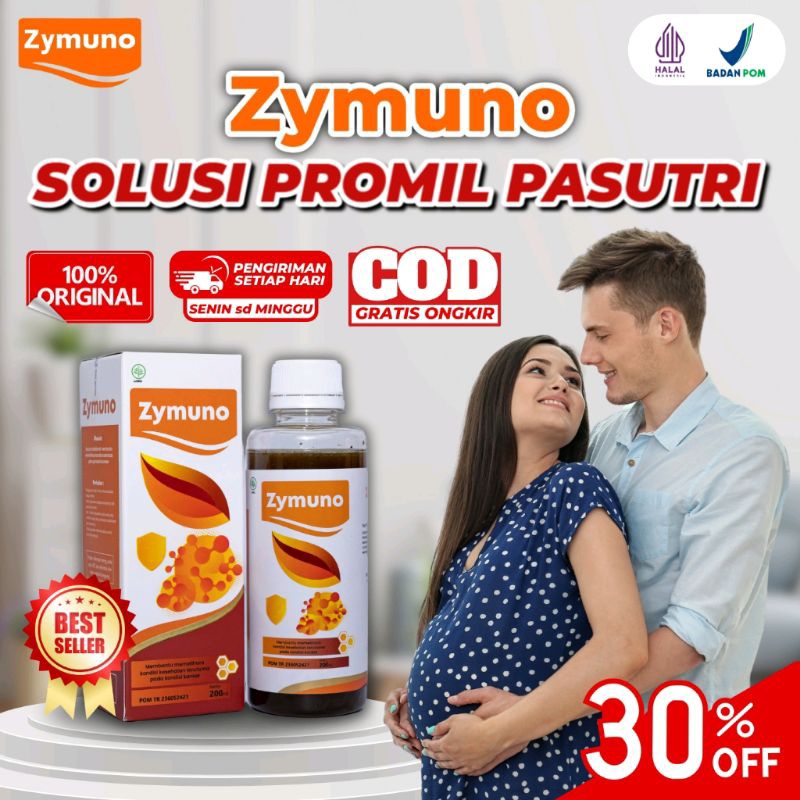

Zymuno Bantu Promil Peningkat Kesuburan Pasutri 100% Original 1 Botol