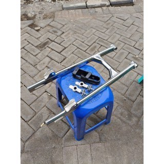 Arm supra x125 tipe long full besi tebal/supit belakang/swing arm karisma long hanmade KSM