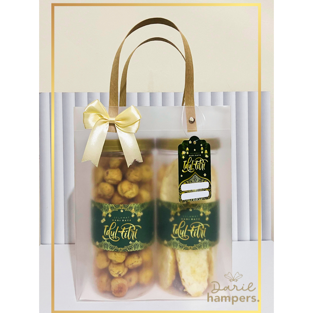 

Hampers Kue Kering Mewah Lebaran Idul Fitri 2025 (Soes+Bagelan)