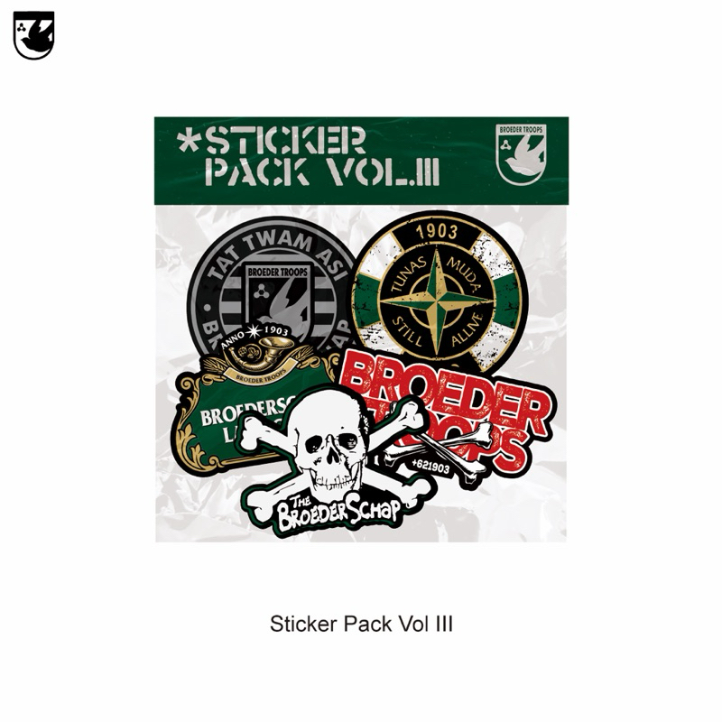 

STICKER PACK VOL 3 - STICKER PSHW - BROEDER TROOPS