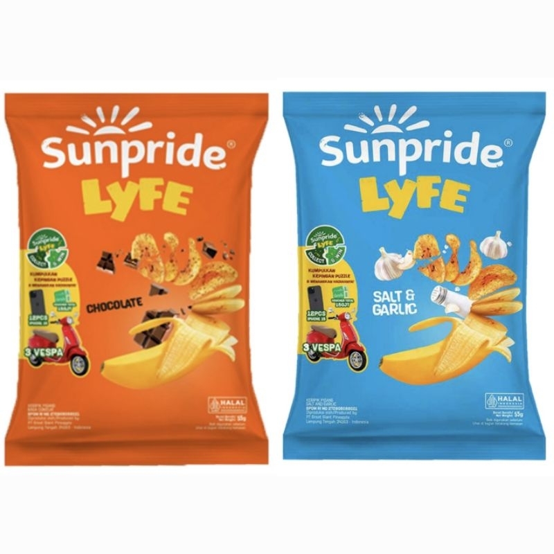 

Sunpride Lyfe Keripik Pisang Snack 55 g