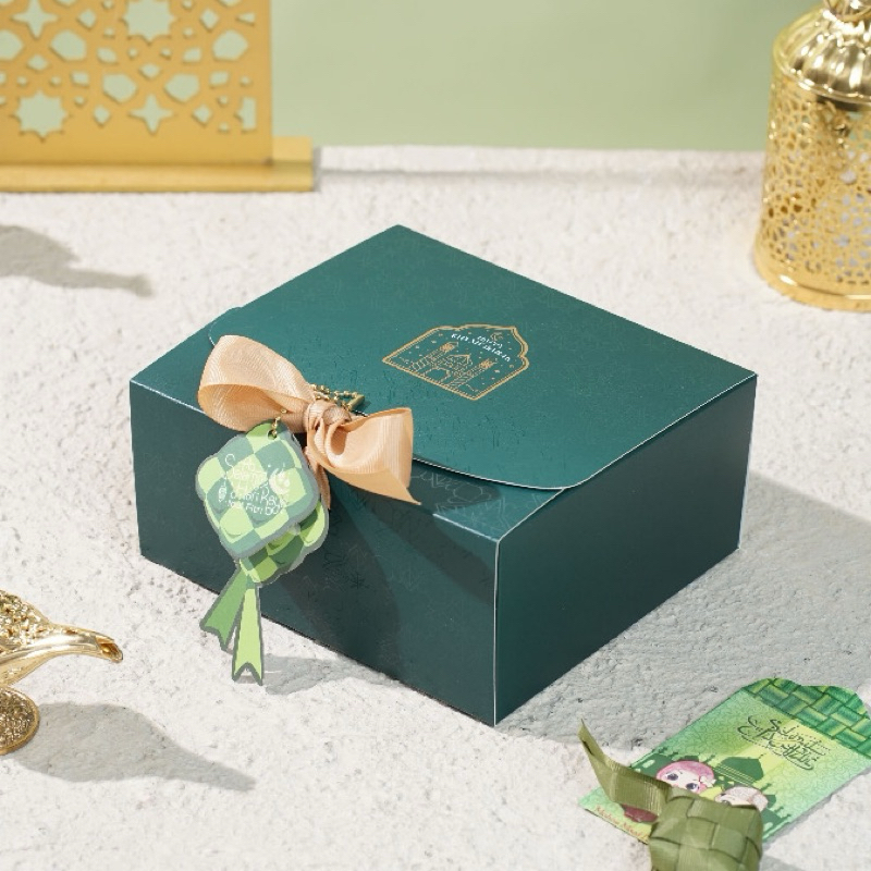 

Hampers lebaran JANA SET nastar putri salju thumbprint kue cookies