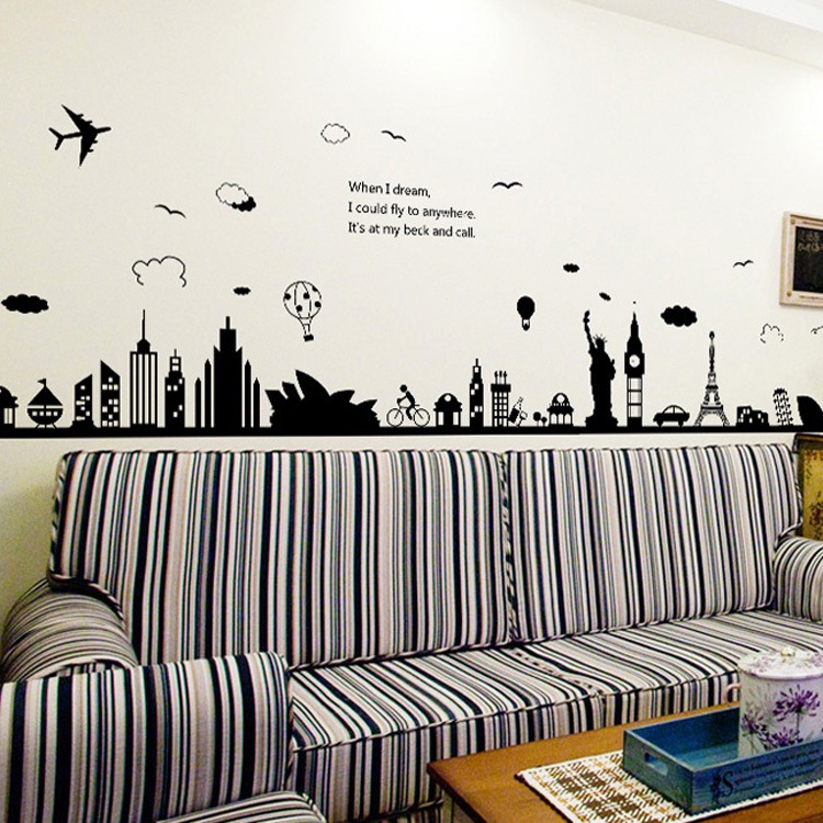 RELIZA WALL STICKER LONDON BRIDGE LONDON CITY JEMBATAN KOTA JM7322 STIKER DINDING