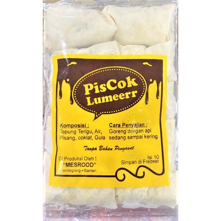 

Mesrood Piscok Lumer (isi 10)