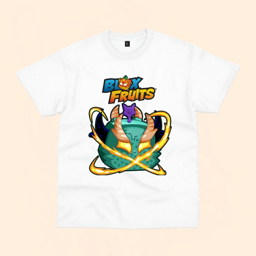 Baju kaos anak roblox blox fruit dragon free custom nama