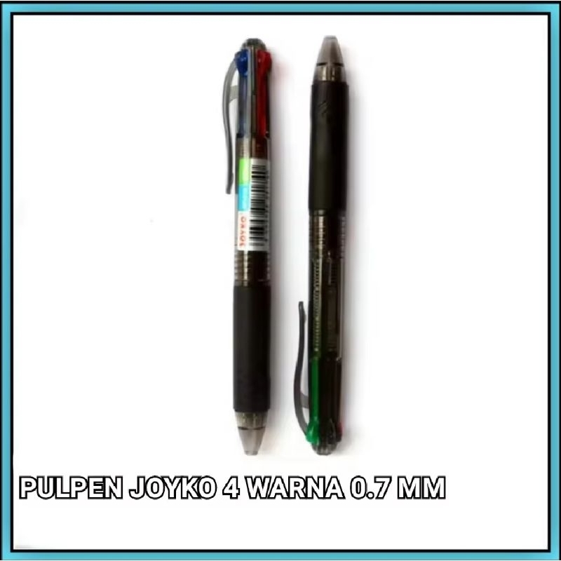 

1 Pcs Pulpen Joyko 4 Warna 0.7 Mm