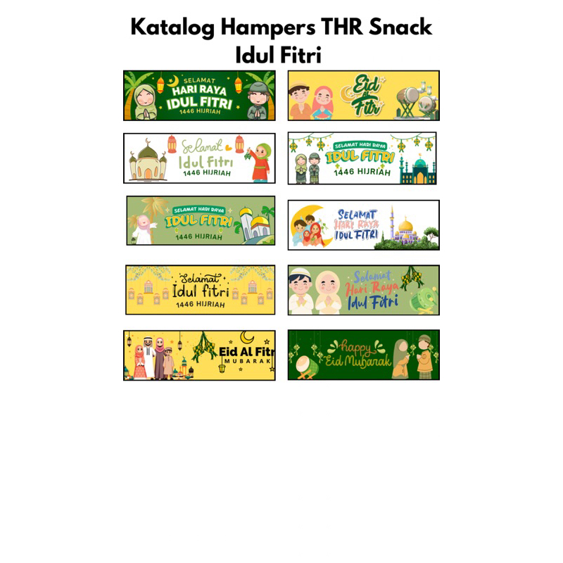 

Paket Label Snack Idul Fitri Murah/Bisa Custome Design/Termurah