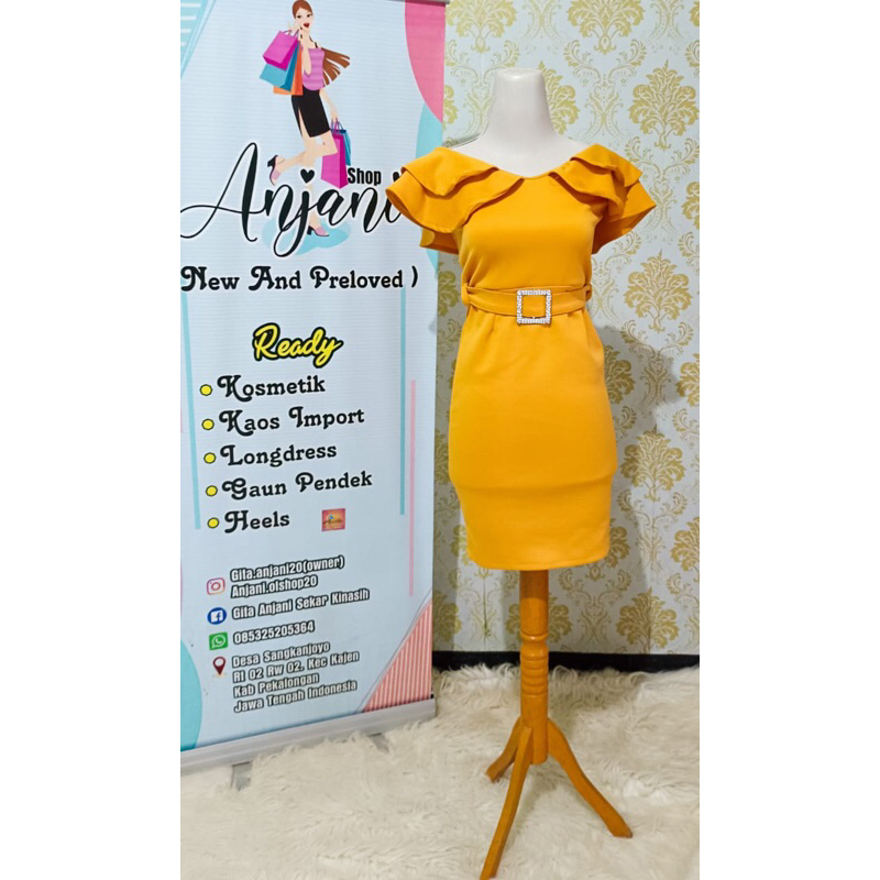 Dress bahan scuba