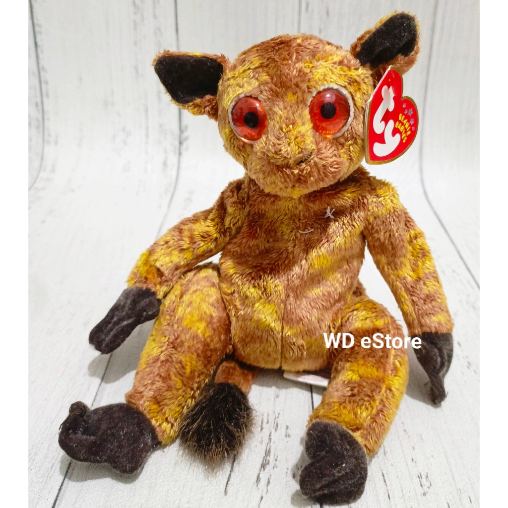 Boneka Lemur TY Beanie Baby, Gizmo