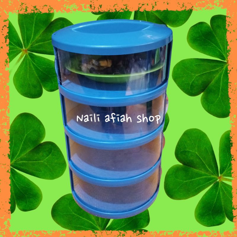 Tudung saji 4 susun rak makanan