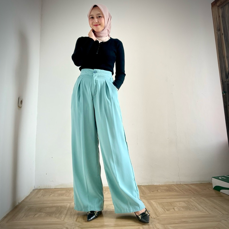 CELANA KULOT WANITA BIRU WARDAH | CELAN KULOT