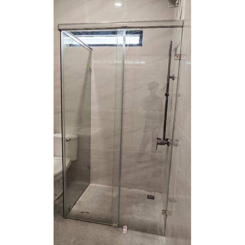 Shower box Pembatas kamar mandi Kaca Tempered 10mm Asahimas