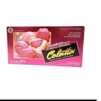 

Colatta compound chocolate 250 gr - Coklat batang coklat strawberry