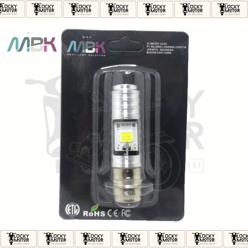 MBK | Lampu LED MBK 2sisi | Lampu depan motor LED MBK H6 bebek