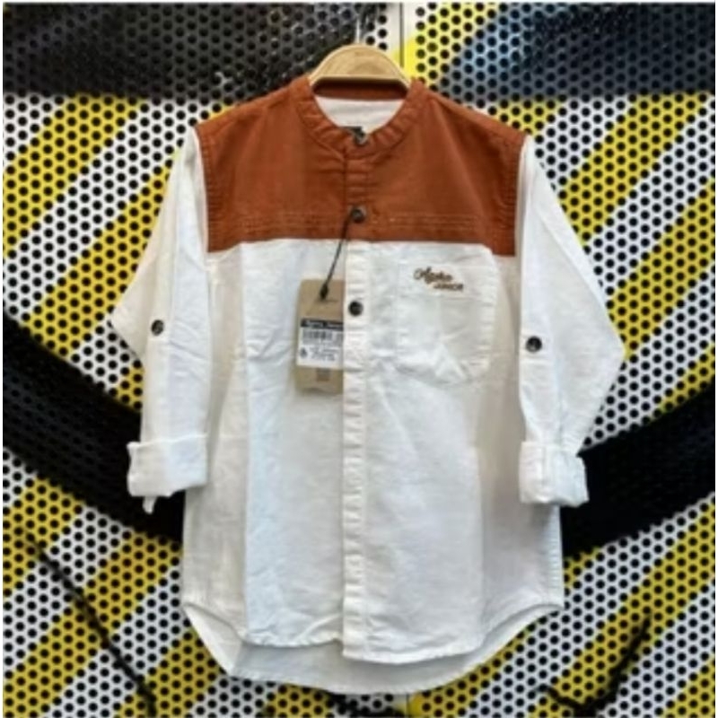 Kemeja koko anak kombinasi Agera