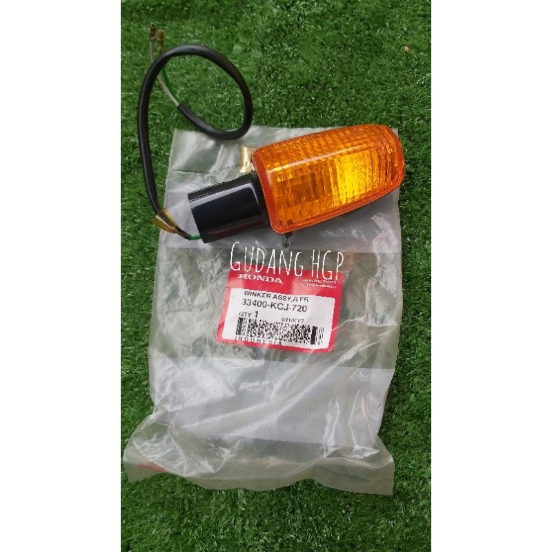 Winker Assy R Front Lampu Sein Depan Kanan Honda Tiger Lama 33400-KCJ-720 Ori Honda Genuine Parts