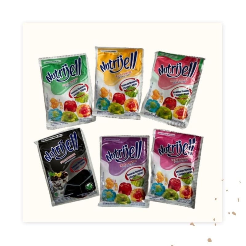 

Nutrijell Jelly Powder 10gram / Agar agar Puding Instant All Variant