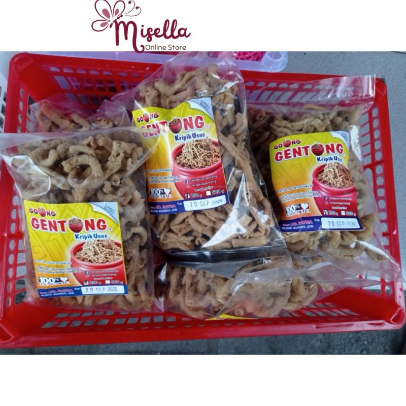 

Keripik Usus Cap Gentong Berat 250 Gram