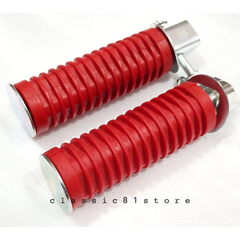 STEP FOOTSTEP BELAKANG HONDA C70 C700 C800 ASTREA 800 PRIMA STAR ( MERAH)
