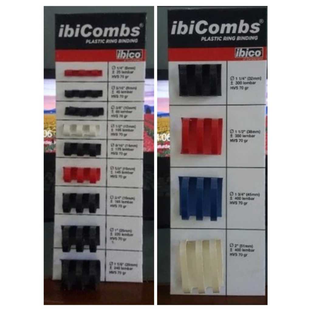 

SPIRAL JILID RING JILID PLASTIK UKURAN LENGKAP