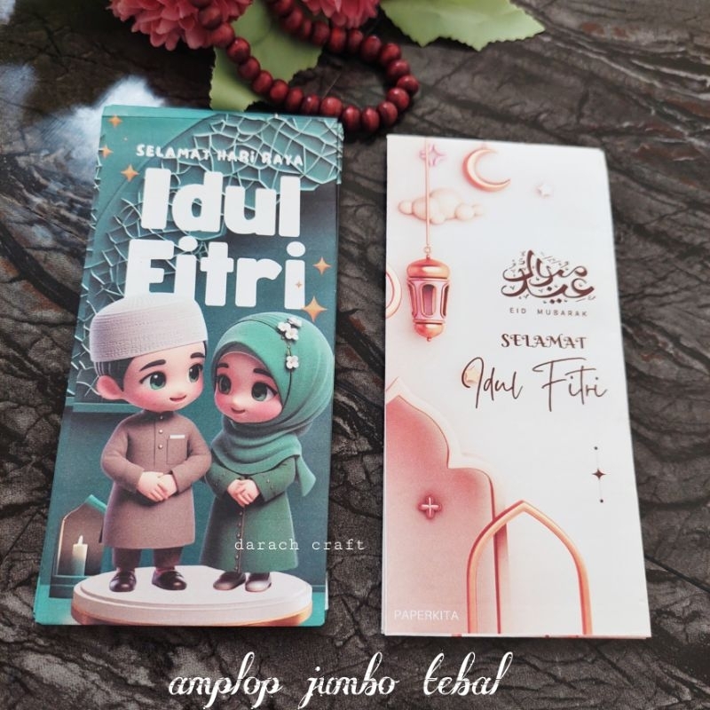 

amplop lebaran jumbo premium isi 10 lembar