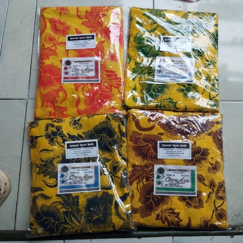 SEPREI BATIK/SEPREI MOTIF BATIK SPREI BATIK PEKALONGAN