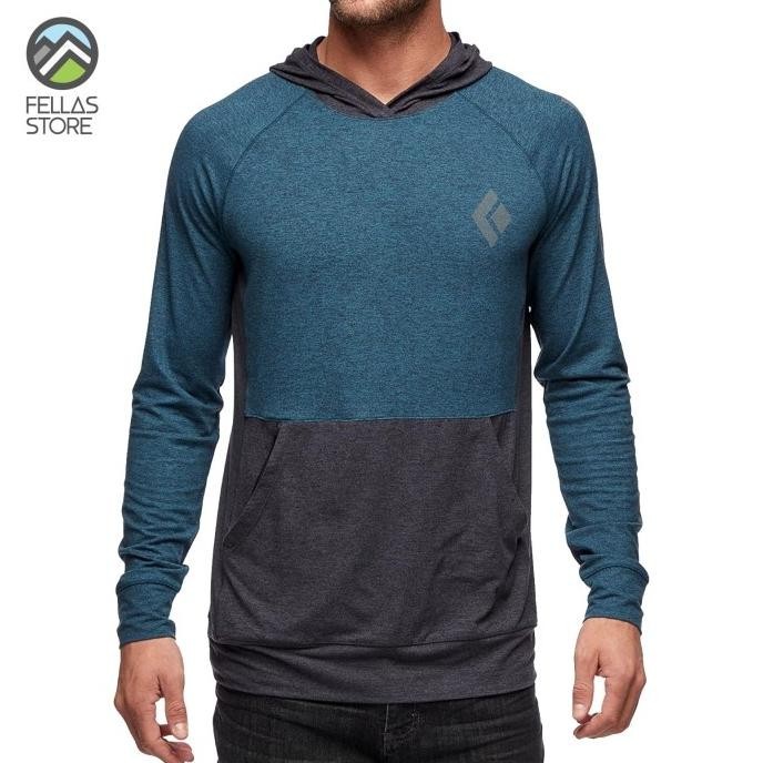 Jaket Gunung Black Diamond - Men's Stone Hoody Azurite/Black