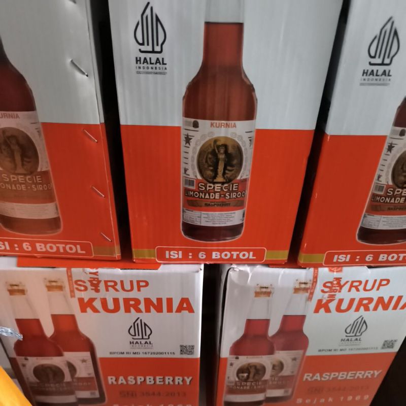 

Sirup Kurnia Kotak, Kurnia Raspberry 6botol
